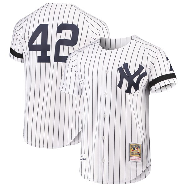Men's New York Yankees Mariano Rivera Mitchell & Ness White Authentic Jersey