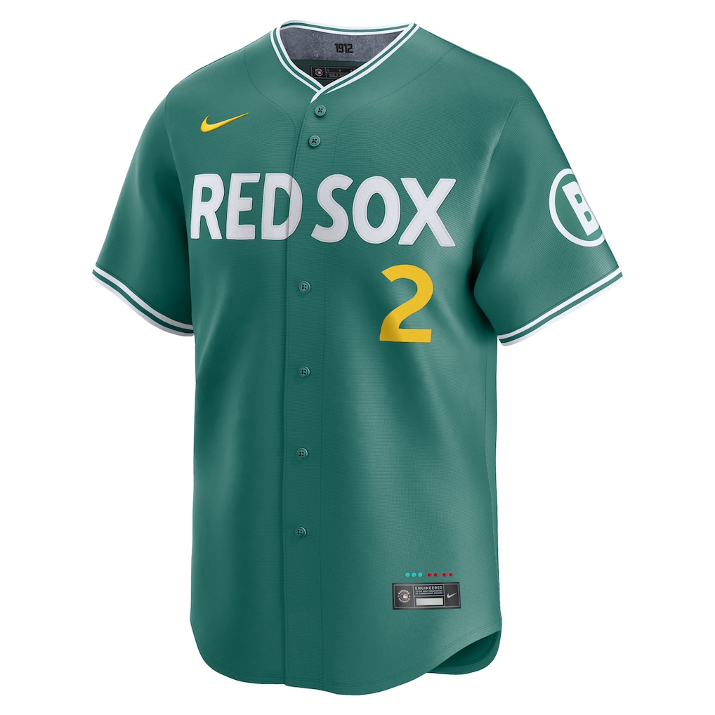 Men's Boston Red Sox Alex Bregman Nike Green 2025 City Connect Limited Player Jersey