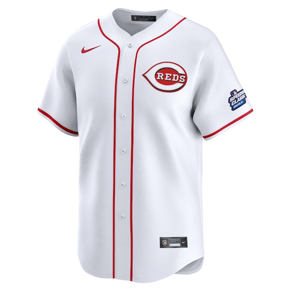 Men's Cincinnati Reds Nike White 2025 MLB Speedway Classic Home Limited Jersey