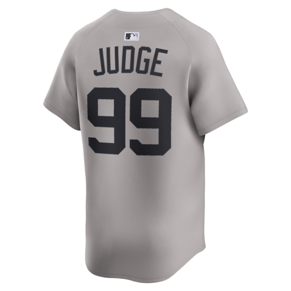 Men's New York Yankees Aaron Judge Nike Gray Road Limited Player Jersey
