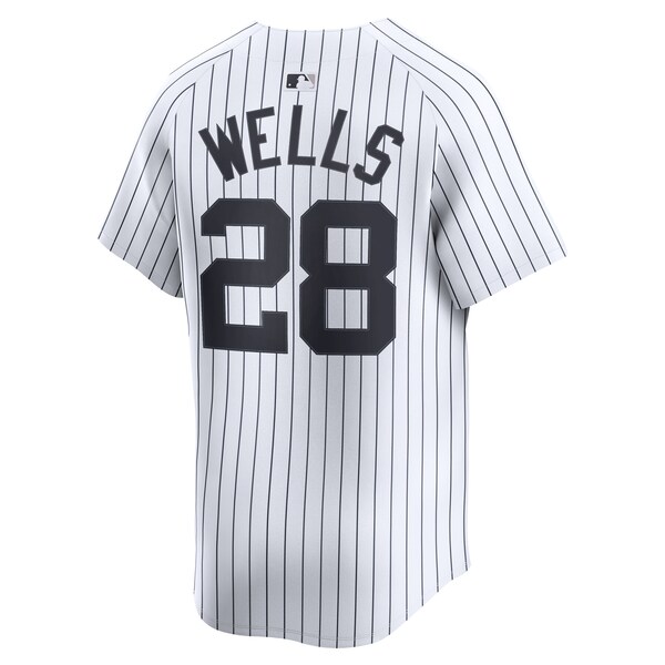 Men's New York Yankees Austin Wells Nike White Home Limited Player Jersey