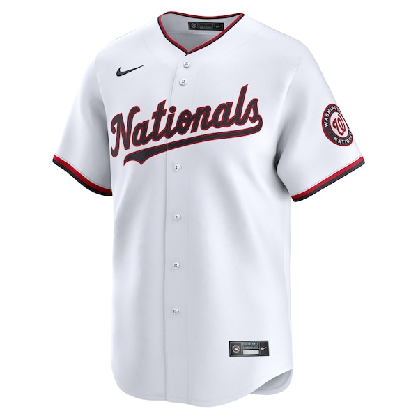 Men's Washington Nationals Dylan Crews Nike White Home Limited Player Jersey