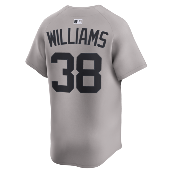 Men's New York Yankees Devin Williams Nike Gray Road Limited Player Jersey