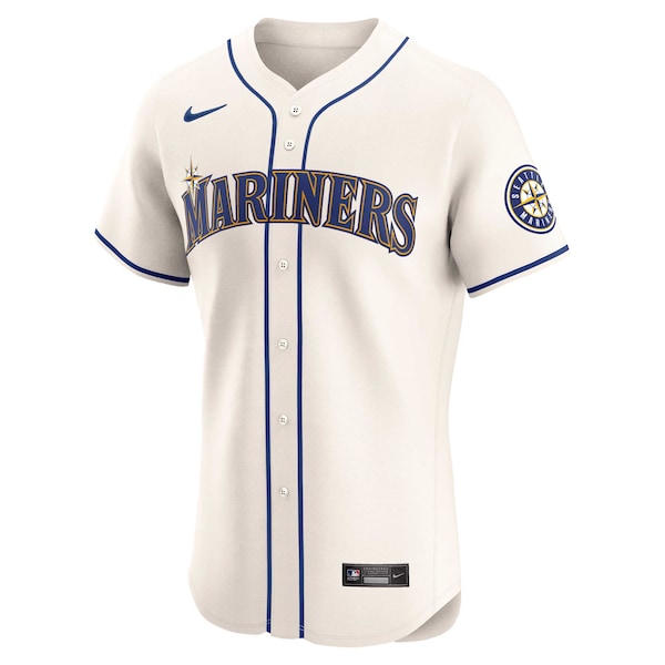 Men's Seattle Mariners Julio Rodríguez Nike Cream Alternate Elite Player Jersey