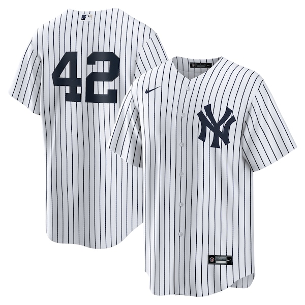 Men's New York Yankees Mariano Rivera Nike White Home Retired Player Replica Jersey