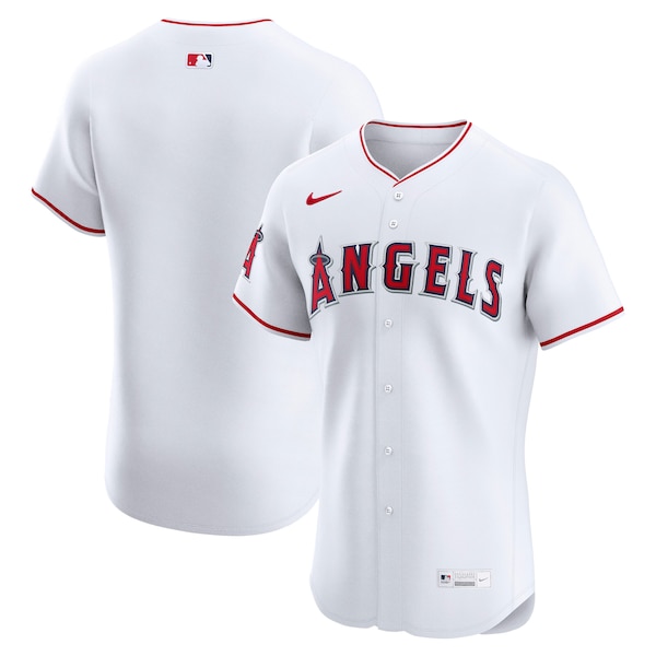 Men's Los Angeles Angels Nike White Home Elite Jersey