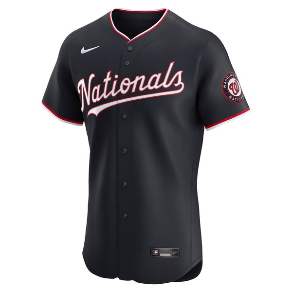 Men's Washington Nationals Nike Navy Alternate Elite Jersey