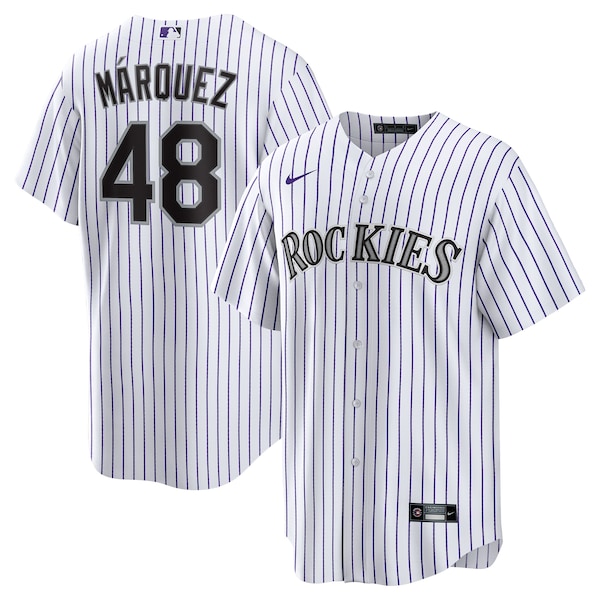 Men's Colorado Rockies Germán Márquez Nike White Home Replica Player Jersey