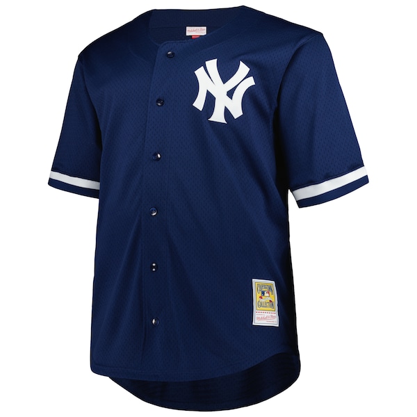 Men's New York Yankees Reggie Jackson Mitchell & Ness Navy Big & Tall Cooperstown Collection Mesh Batting Practice Jersey