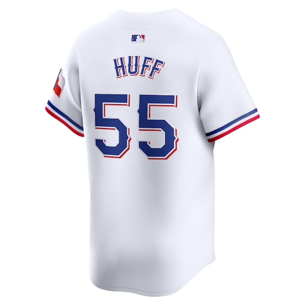 Men's Texas Rangers Sam Huff Nike White Home Limited Player Jersey