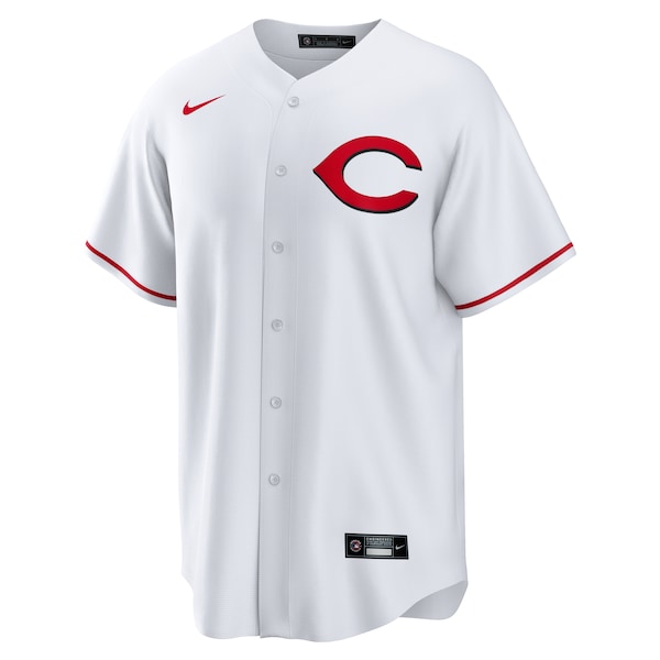 Men's Cincinnati Reds Elly De La Cruz Nike White Alternate 2 Replica Jersey