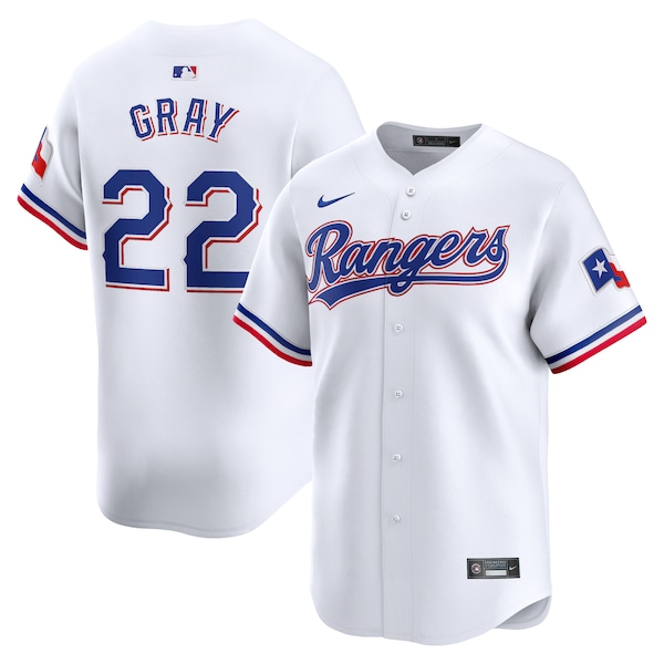 Men's Texas Rangers Jon Gray Nike White Home Limited Player Jersey