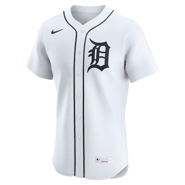 Men's Detroit Tigers Nike White Home Elite Jersey