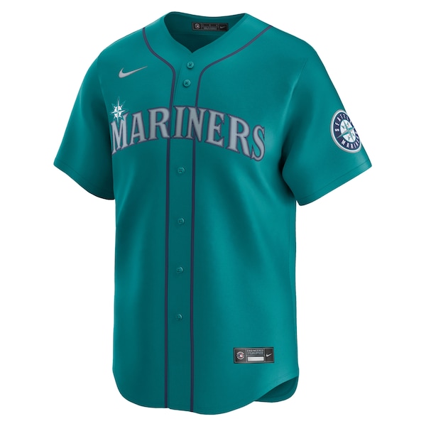 Men's Seattle Mariners Cal Raleigh Nike Teal Alternate Limited Jersey