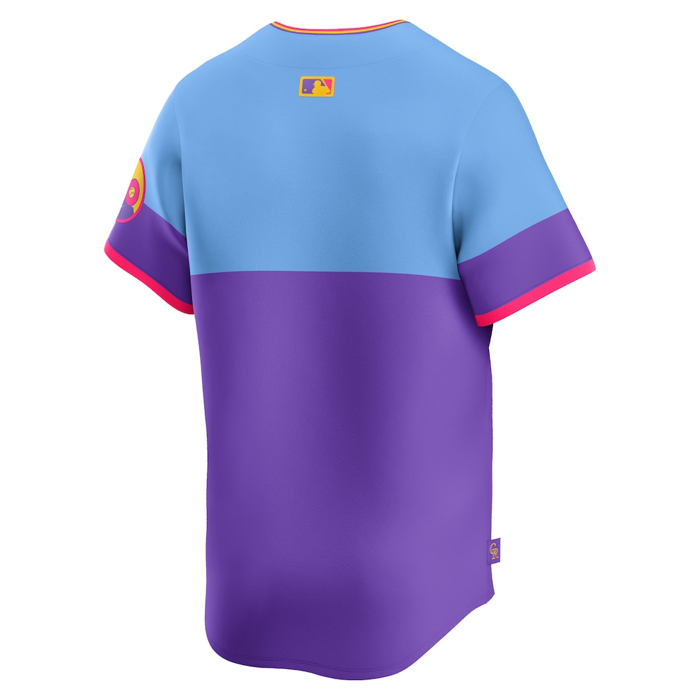 Men's Colorado Rockies Nike Purple/Light Blue 2025 City Connect Limited Jersey
