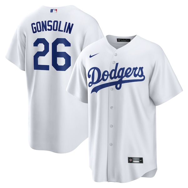 Men's Los Angeles Dodgers Tony Gonsolin Nike White Home Replica Jersey