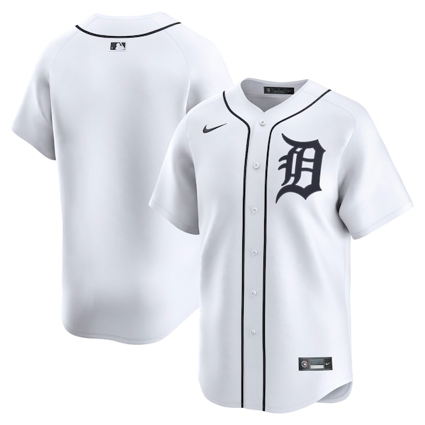Men's Detroit Tigers Nike White Home Limited Jersey