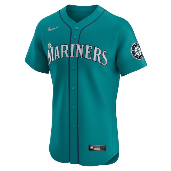 Men's Seattle Mariners Julio Rodríguez Nike Teal Alternate Elite Jersey