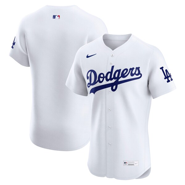 Men's Los Angeles Dodgers Nike White Home Elite Jersey