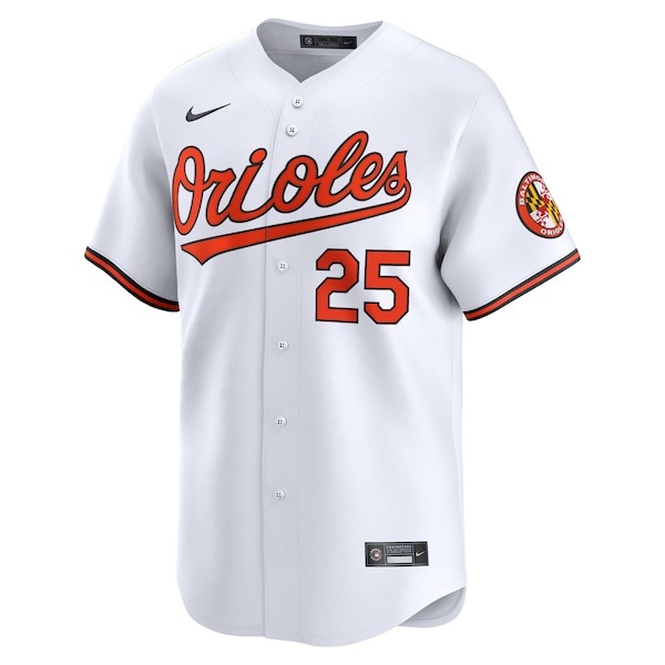 Men's Baltimore Orioles Anthony Santander Nike White Home Limited Player Jersey