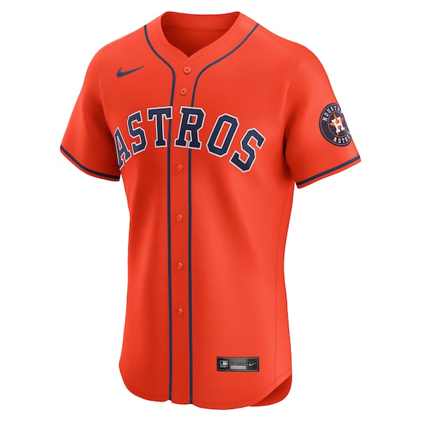 Men's Houston Astros Nike Orange Alternate Elite Jersey