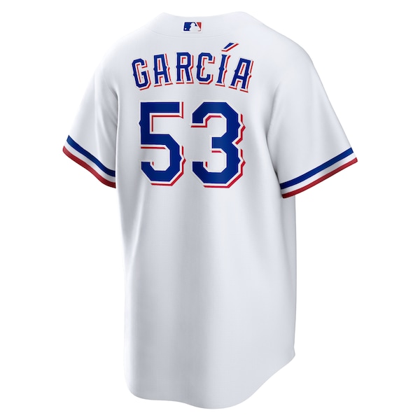 Men's Texas Rangers Adolis Garcia Nike White Home Replica Jersey