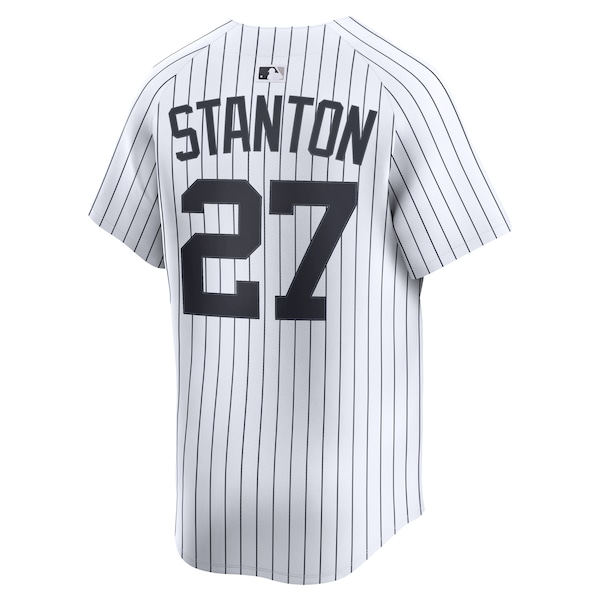 Men's New York Yankees Giancarlo Stanton Nike White Home Limited Player Jersey