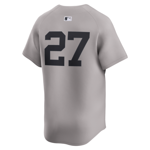 Men's New York Yankees Giancarlo Stanton Nike Gray Road Limited Player Jersey