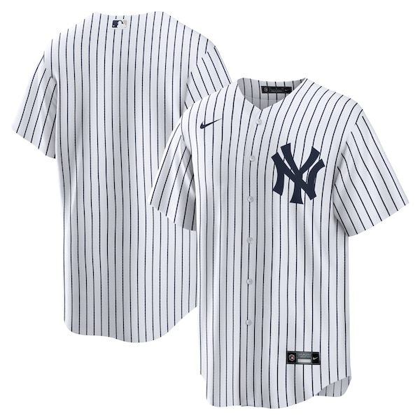 Men's New York Yankees Nike White Home Replica Team Jersey