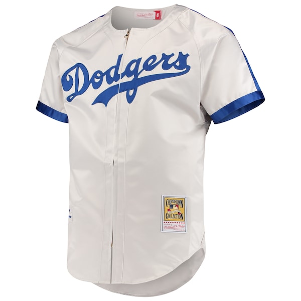 Men's Brooklyn Dodgers Jackie Robinson Mitchell & Ness Gray Cooperstown Collection Authentic Jersey