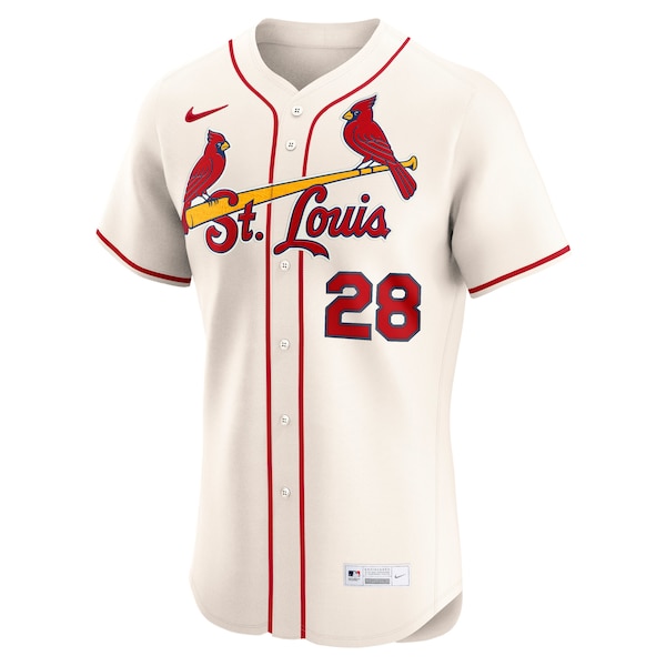 Men's St. Louis Cardinals Nolan Arenado Nike Cream Alternate Elite Jersey
