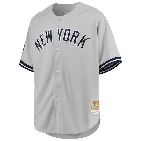 Men's New York Yankees Derek Jeter Mitchell & Ness Gray 1998 Cooperstown Collection Road Authentic Jersey