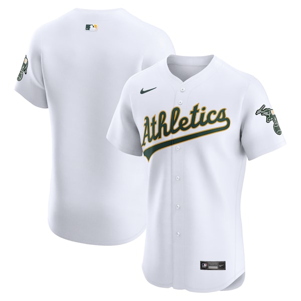 Men's Athletics Nike White Home Elite Jersey