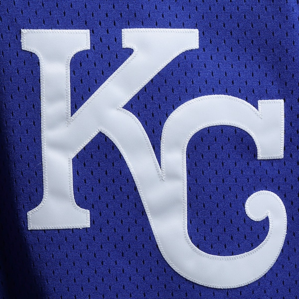 Men's Kansas City Royals Bo Jackson Mitchell & Ness Royal Cooperstown Collection Big & Tall Mesh Batting Practice Jersey
