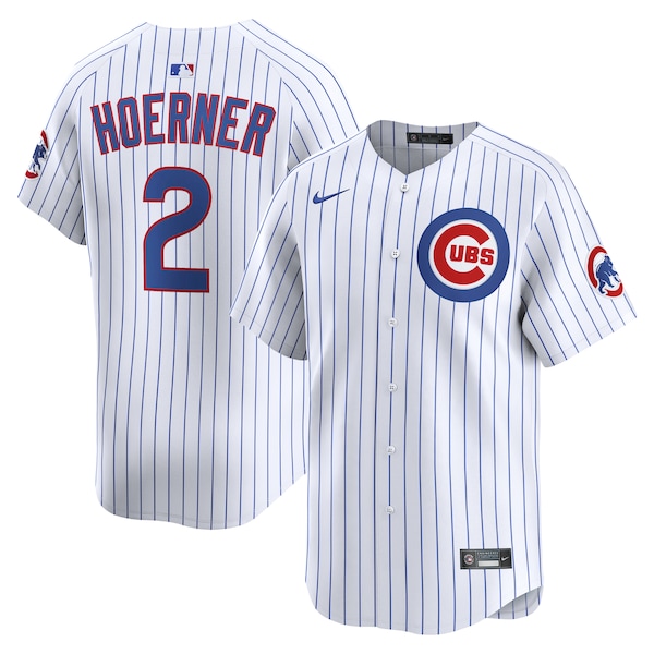 Men's Chicago Cubs Nico Hoerner Nike White Home Limited Player Jersey