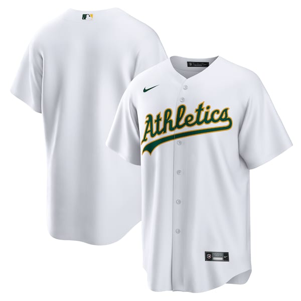 Men's Athletics Nike White Home Replica Team Jersey