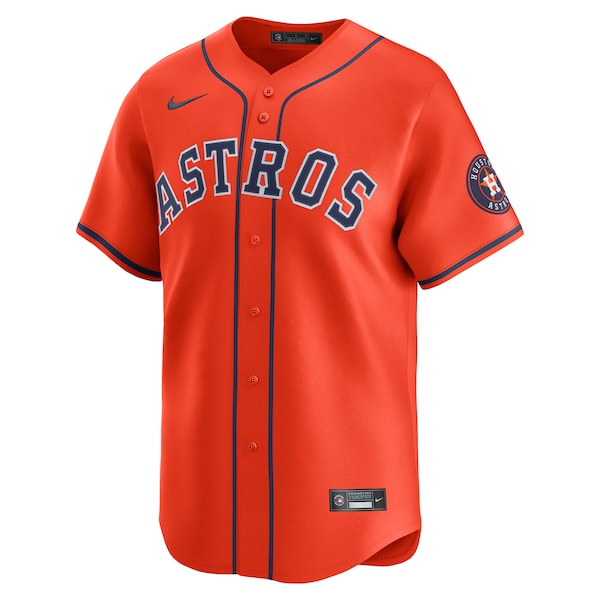 Men's Houston Astros Nike Orange Alternate Limited Jersey