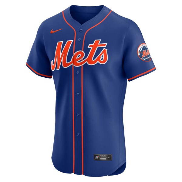 Men's New York Mets Nike Royal Alternate Vapor Premier Elite Patch Jersey