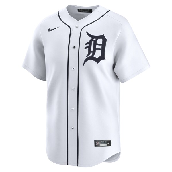 Men's Detroit Tigers Nike White Home Limited Pick-A-Player Retired Roster Jersey
