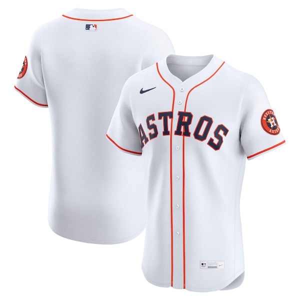 Men's Houston Astros Nike White Home Elite Jersey