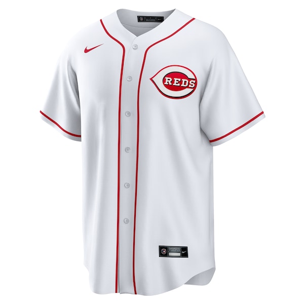 Men's Cincinnati Reds Gavin Lux Nike White Home Replica Jersey