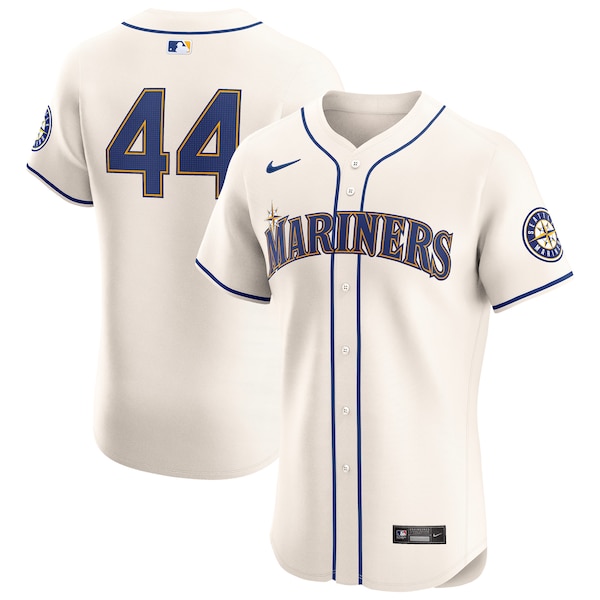 Men's Seattle Mariners Julio Rodríguez Nike Cream Alternate Elite Player Jersey