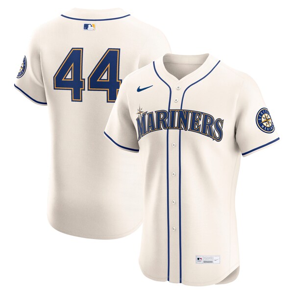 Men's Seattle Mariners Julio Rodríguez Nike Cream Alternate 2 Elite Player Jersey