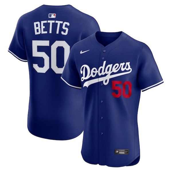 Men's Los Angeles Dodgers Mookie Betts Nike Royal Alternate 2 Elite Player Jersey