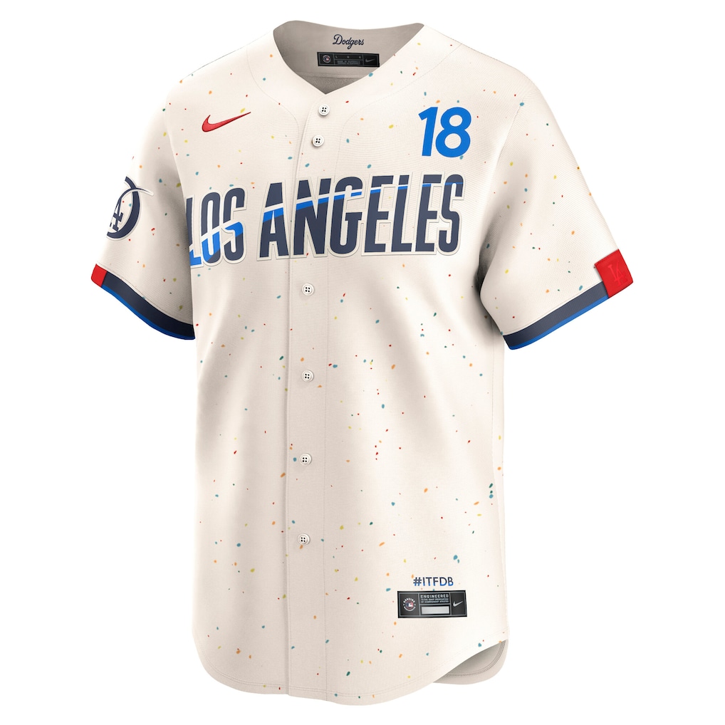 Men's Los Angeles Dodgers Yoshinobu Yamamoto Nike Cream City Connect Limited Player Jersey