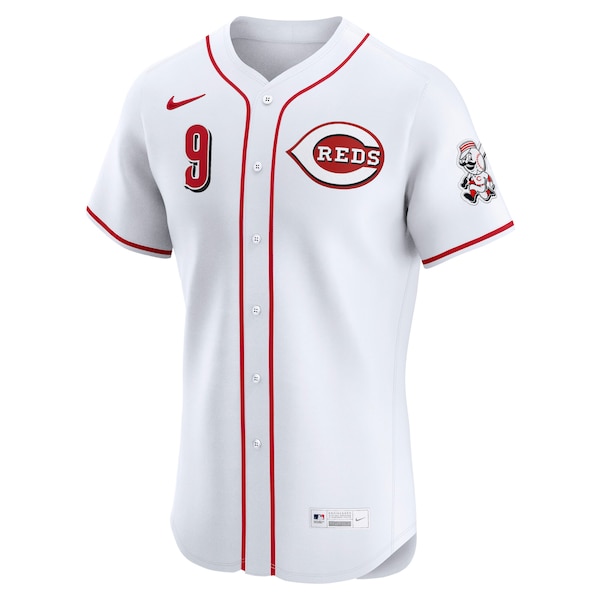 Men's Cincinnati Reds Matt McLain Nike White Home Elite Jersey