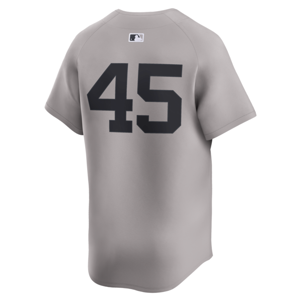 Men's New York Yankees Gerrit Cole Nike Gray Road Limited Player Jersey