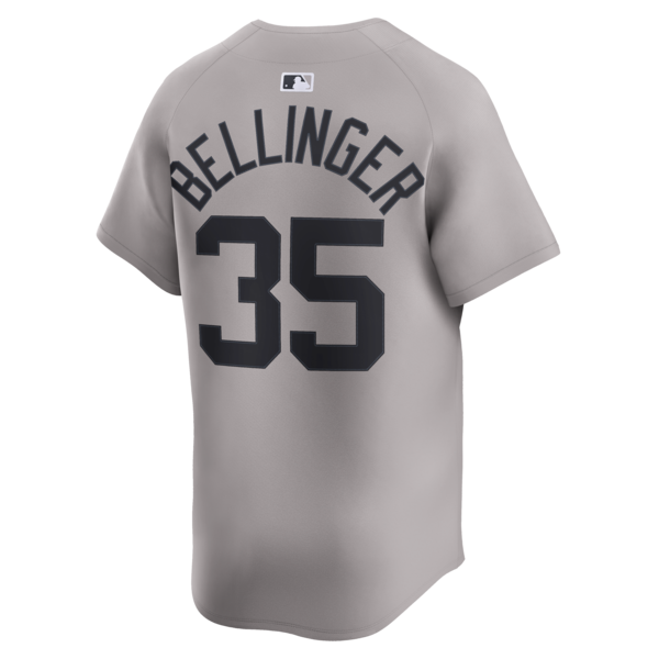 Men's New York Yankees Cody Bellinger Nike Gray Road Limited Player Jersey