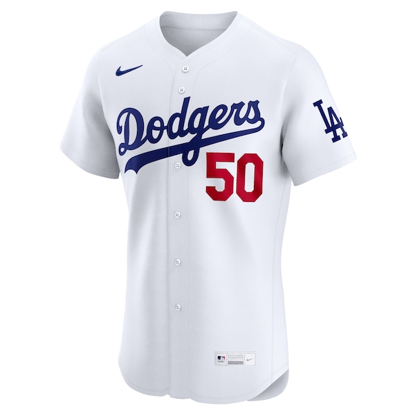 Men's Los Angeles Dodgers Mookie Betts Nike White Home Elite Player Jersey