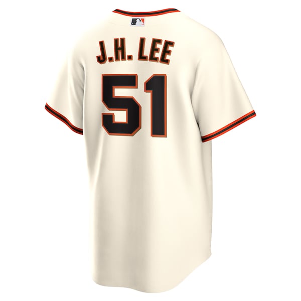 Men's San Francisco Giants Jung Hoo Lee Nike Cream Home Replica Player Jersey